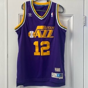 NBA Adidas John Stockton Authentic Jersey